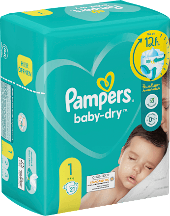 Windeln Baby Dry, Gr. 1 Newborn (2-5 kg) Pampers