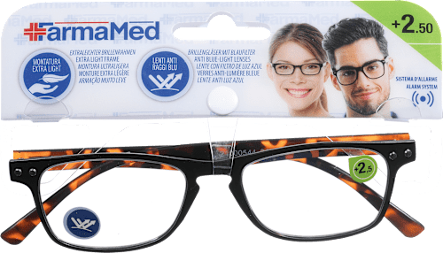 Bralna očala, dioptrija: +2,50 FarmaMed