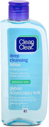 čisticí pleťová voda citlivá pleť Clean & Clear