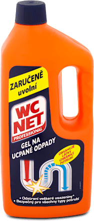 Gél na upchaté odpady WC NET