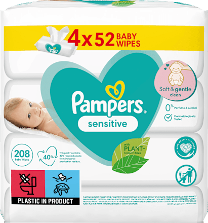 Şerveţele umede 4x52 Pampers