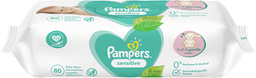 Nedves törlőkendő, Sensitive 15x80db Pampers