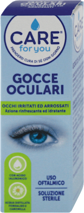 Gocce per occhi irritati ed arrossati Care for you