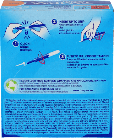 Tampony Compak Pearl Super Plus  Tampax