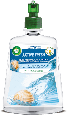 Ricarica per diffusore automatico senza gas Active Fresh Brezza marina e magnolia AIR WICK