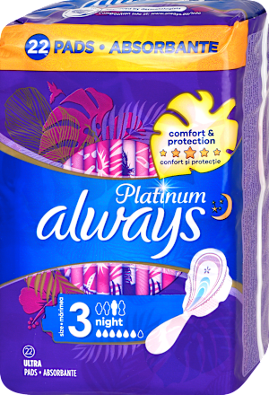 Platinum higijenski ulošci – night 3 always