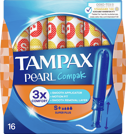 Tampony Compak Pearl Super Plus  Tampax