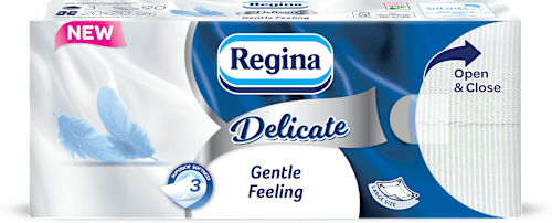 Papír zsebkendő, Delicate, Gentle Feeling, 3 rétegű Regina
