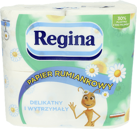 Papier toaletowy Rumiankowy (3-warstwy, 4x150 listków) Regina