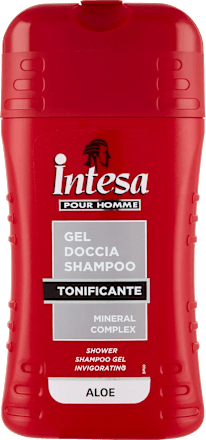 Gel doccia shampoo tonificante all'aloe intesa