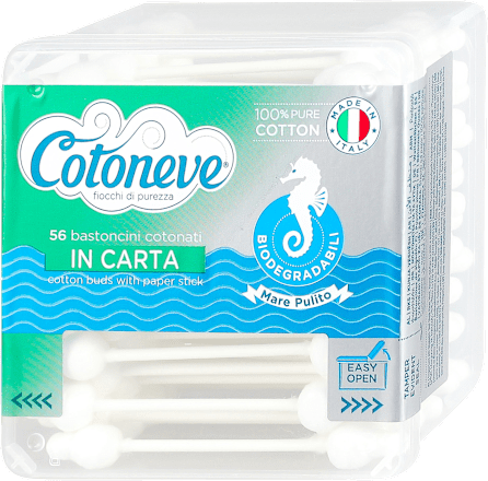 Biorazgradivi štapići za uši za bebe Cotoneve