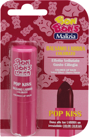 Balsamo labbra POP KISS gusto ciliegia Malizia