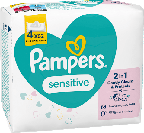Feuchttücher Sensitive (4x52 St) Pampers