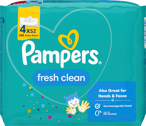 Feuchttücher Fresh Clean (4x52 St) Pampers