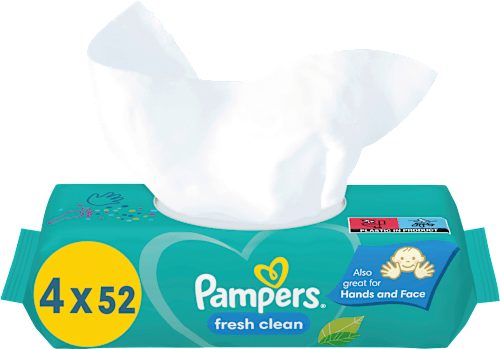Feuchttücher Fresh Clean (4x52 St) Pampers