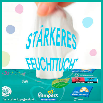 Feuchttücher Fresh Clean (4x52 St) Pampers