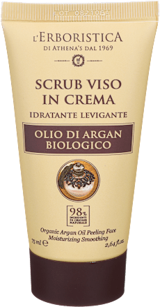 Kremni piling za obraz z BIO arganovim oljem L'ERBORISTICA