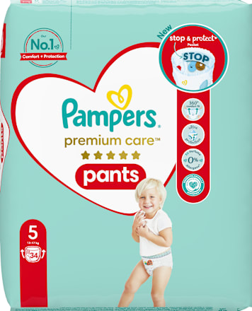 Scutece chiloţel numărul 5 12-17 kg Pampers Premium Care