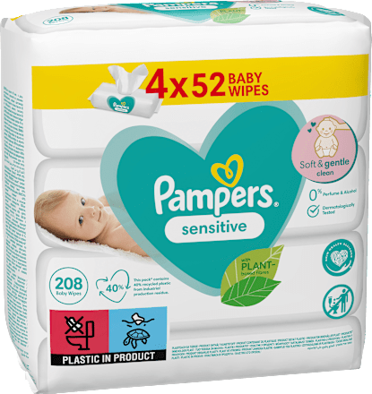 Şerveţele umede 4x52 Pampers