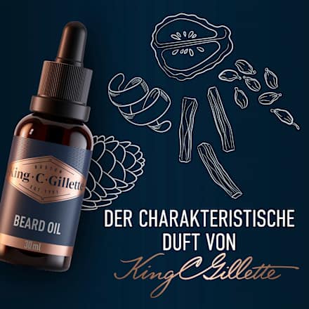 Bartöl King. C. Gillette