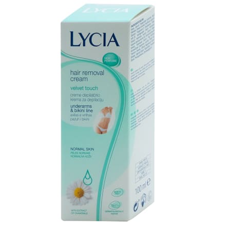 Velvet touch krema za depilaciju pazuha i bikini zone. LYCIA