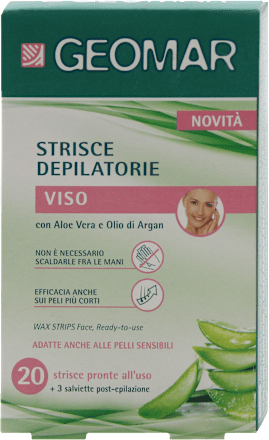 Strisce depilatorie per il viso GEOMAR
