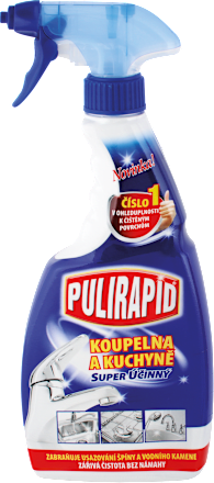 Čistiaci prostriedok kúpeľňa a kuchyňa Pulirapid