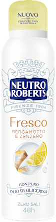 Dezodorans u spreju fresco - bergamot i đumbir NEUTRO ROBERTS