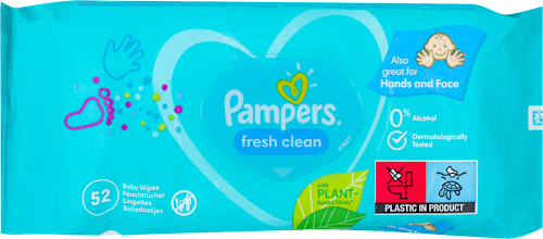fresh clean vlažne maramice za bebe Pampers