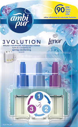Elektryczny odświeżacz powietrza 3Volution Spring Awakening opakowanie uzupełniające Ambi Pur
