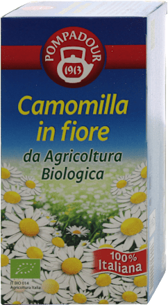 Camomilla in fiore biologica POMPADOUR