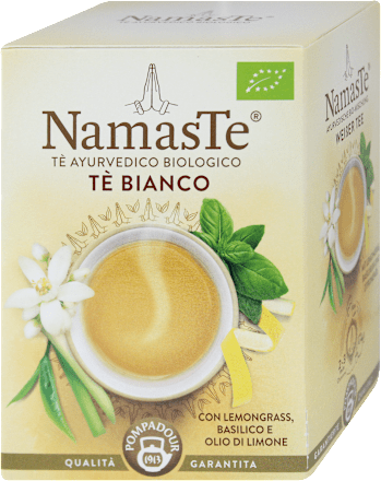 Tè ayurvedico biologico TÈ BIANCO Pompadour NamasTe