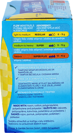 Tampony Compak Pearl Regular  Tampax