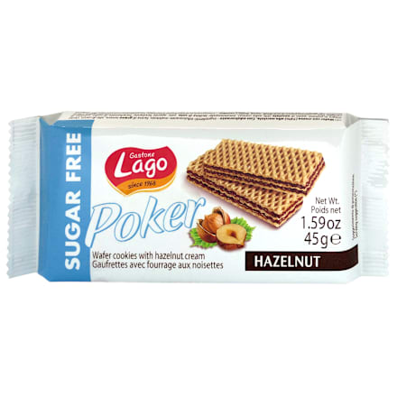 Napolitane cu cremă de alune fără zahăr Gerble