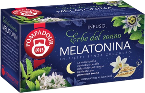 Infuso erbe del sonno melatonina POMPADOUR