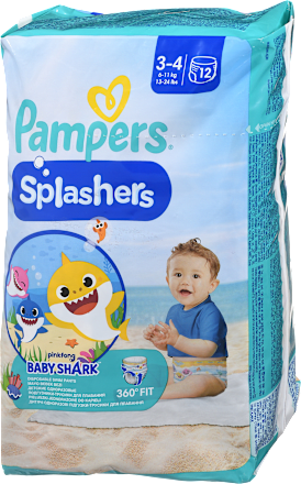 Plavalne plenice Splashers, velikost 3-4 (6-11 kg) Pampers