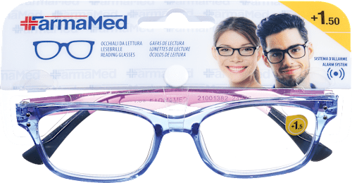 Bralna očala, dioptrija: +1,50, več različic FarmaMed