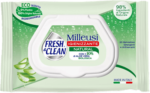 Salviettine milleusi Natural FRESH & CLEAN