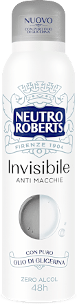 Deodorante spray Invisibile antimacchie NEUTRO ROBERTS