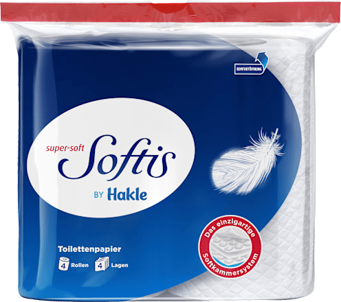 Toilettenpapier 4-lagig (4x100 Blatt) Softis