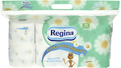 Papier toaletowy Rumiankowy (3 warstwy, 8x150 listków) Regina