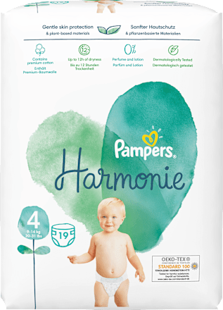 Windeln Gr. 4 (9-14 kg) Pampers Harmonie