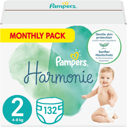 Plenice velikost 2 - mesečno pakiranje (4-8 kg) Pampers Harmonie