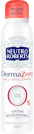 Deodorante spray DermaZero pelli intolleranti NEUTRO ROBERTS