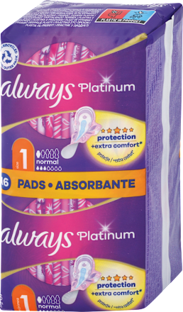 Hygienické vložky Platinum normal  always