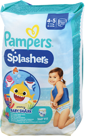 Plavalne plenice Splashers, velikost 4-5 (9-15 kg) Pampers