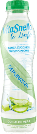 le Linfe Bevanda depurativa con aloe vera VitaSnella