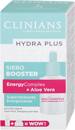 Siero booster super idratante ed energizzante Hydra Plus  CLINIANS