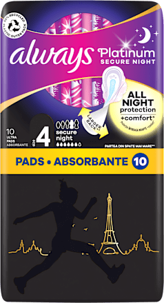 Platinum secure night higijenski ulošci duo pack always