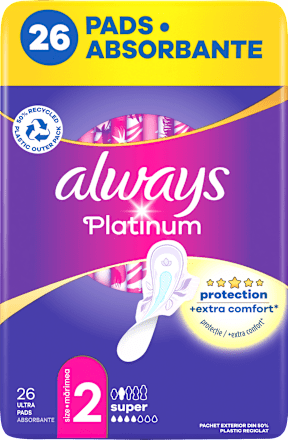 Platinum vložky s křidélky super always
